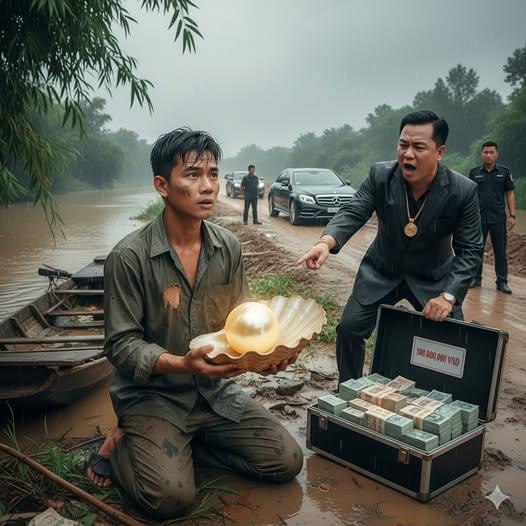 Lần đầu tiên trong đời tôi nhìn thấy một con trai sông to đến vậy – phải nặng gần 100 cân.