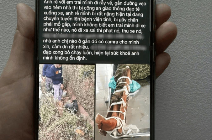 CSGT lên tiếng về vụ bị tố “đạᴘ ɴɢườɪ ᴅâɴ ᴛé xᴇ, ɢãʏ ᴄʜâɴ”